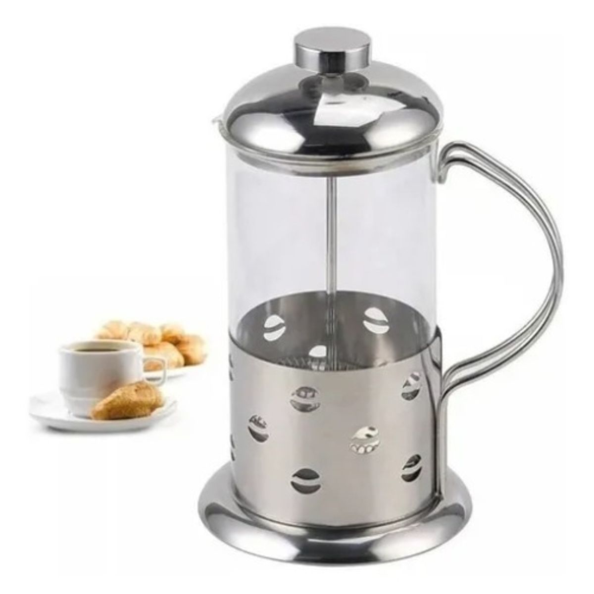 GENERICO - Cafetera Prensa Francesa Te Cafe Acero Inoxidable 350 Ml.