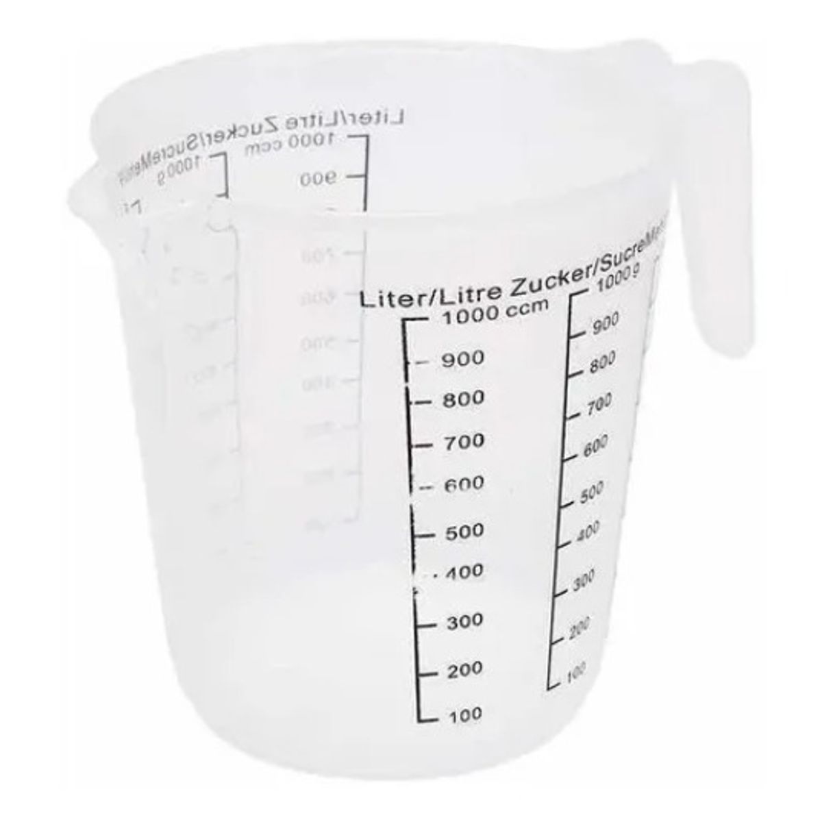 GENERICO - Jarra Medidora 1 Litro Cocina Repostería Pastelería