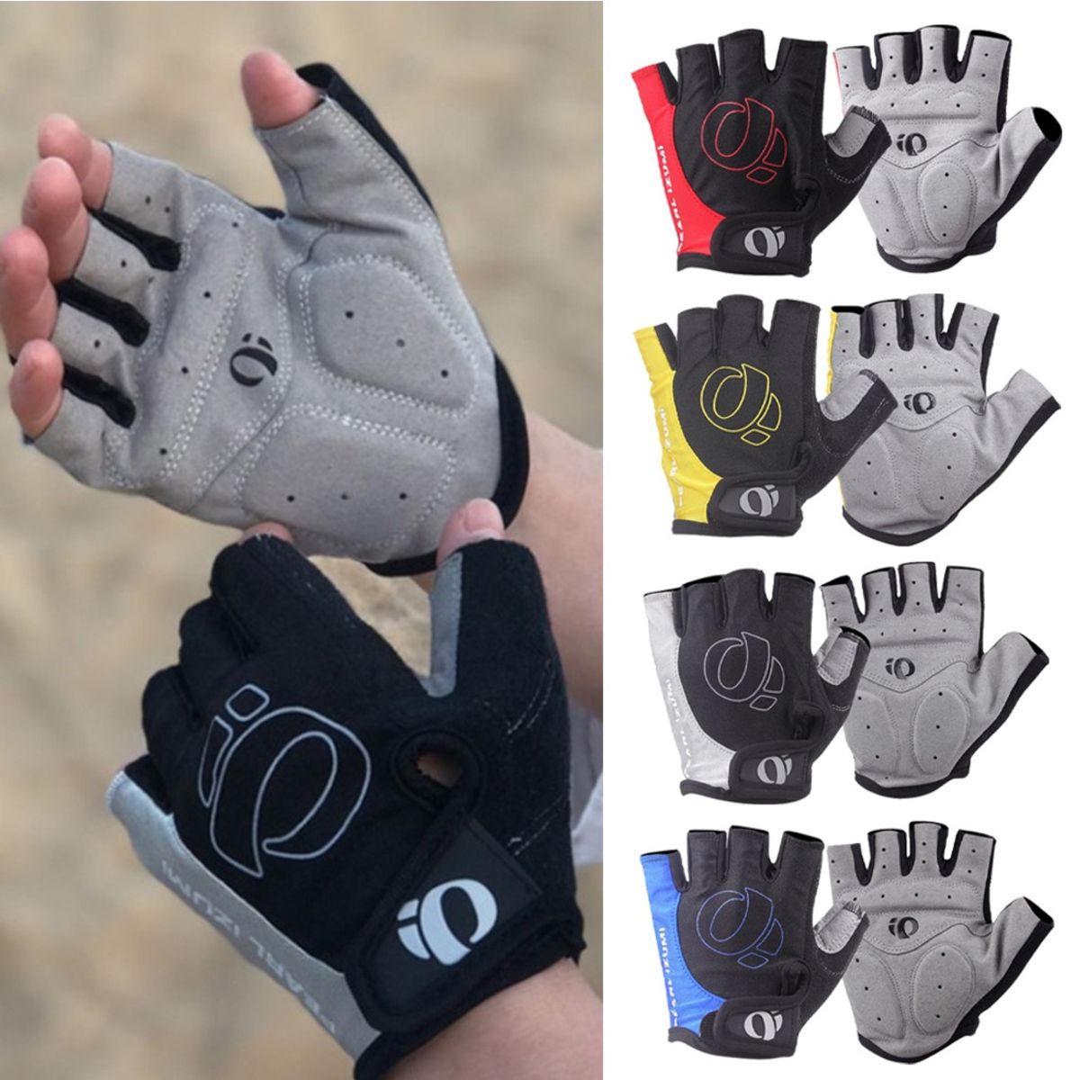 GENERICO - Guantes Ciclismo MTB Bicicleta Con Palma Gel Cortos PEARL IZUMI