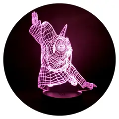 3DILUTION - Lámpara Shifu Kung Fu Panda Base Negra con App
