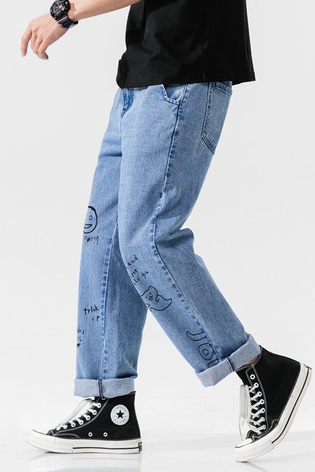 GENERICO - Jeans Hip Hop Hombre