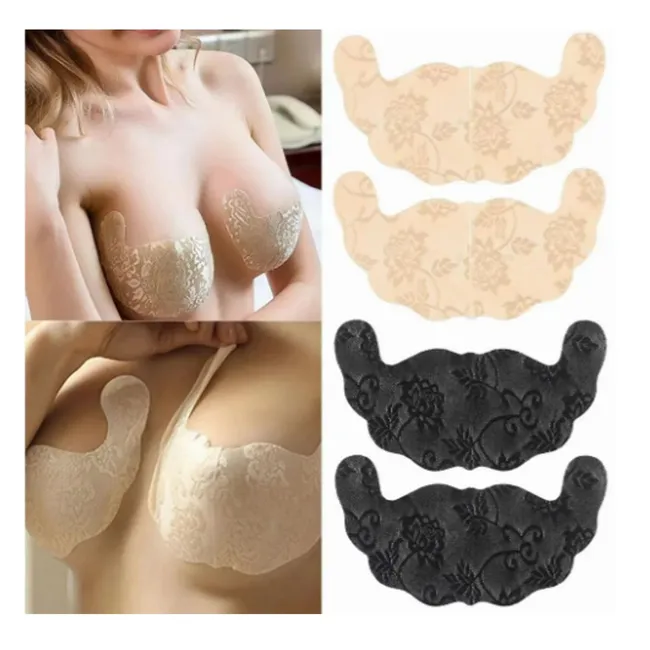 EVERSO - Ropa Interior Desechable De Encaje Parche Mamario En Forma