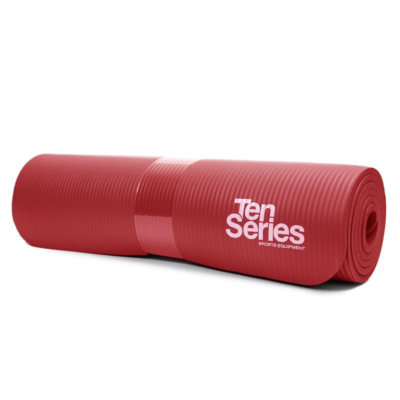 TEN SERIES - Mat de Yoga  y Entrenamiento Rojo Ten Series