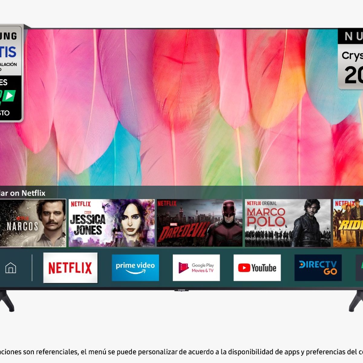 SAMSUNG - LED 65" UN65TU7100GXZS 4K Ultra HD Smart TV