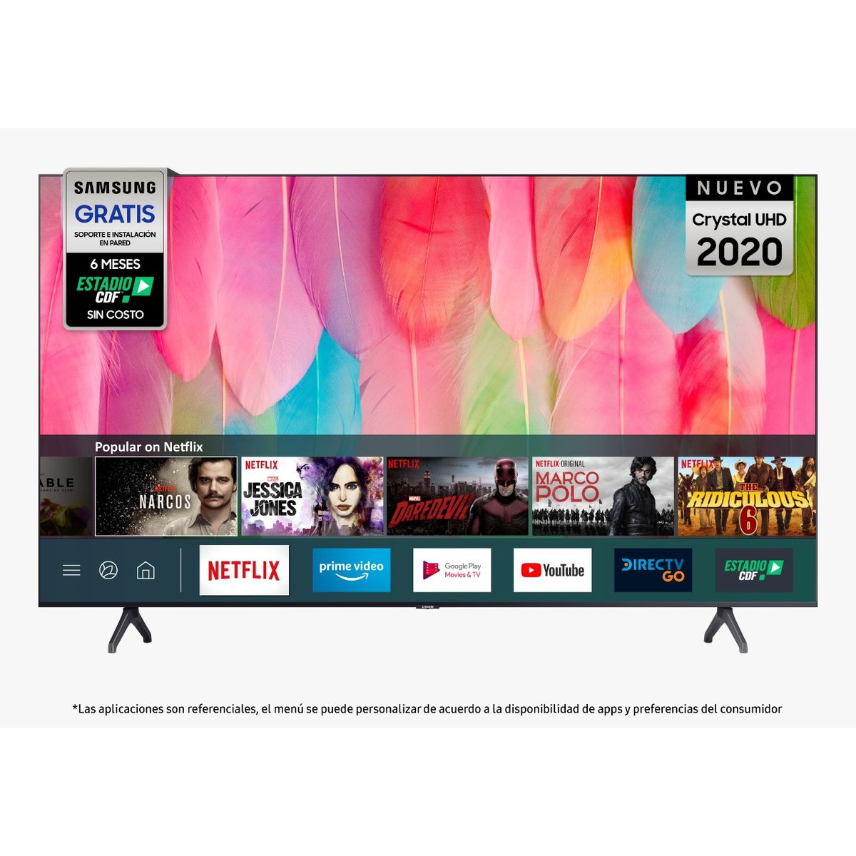 SAMSUNG - LED 65" UN65TU7100GXZS 4K Ultra HD Smart TV