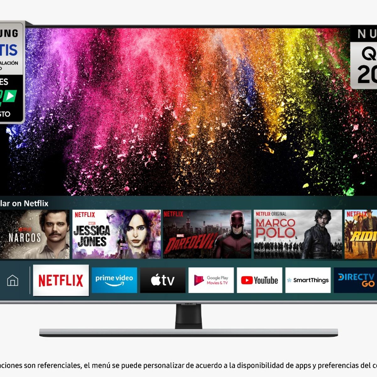 SAMSUNG - QLED 65" QN65Q70TAGXZS 4K Ultra HD Smart TV