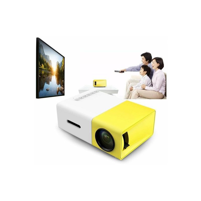 GENERICO - Proyector Portátil Con Control Remoto Hd