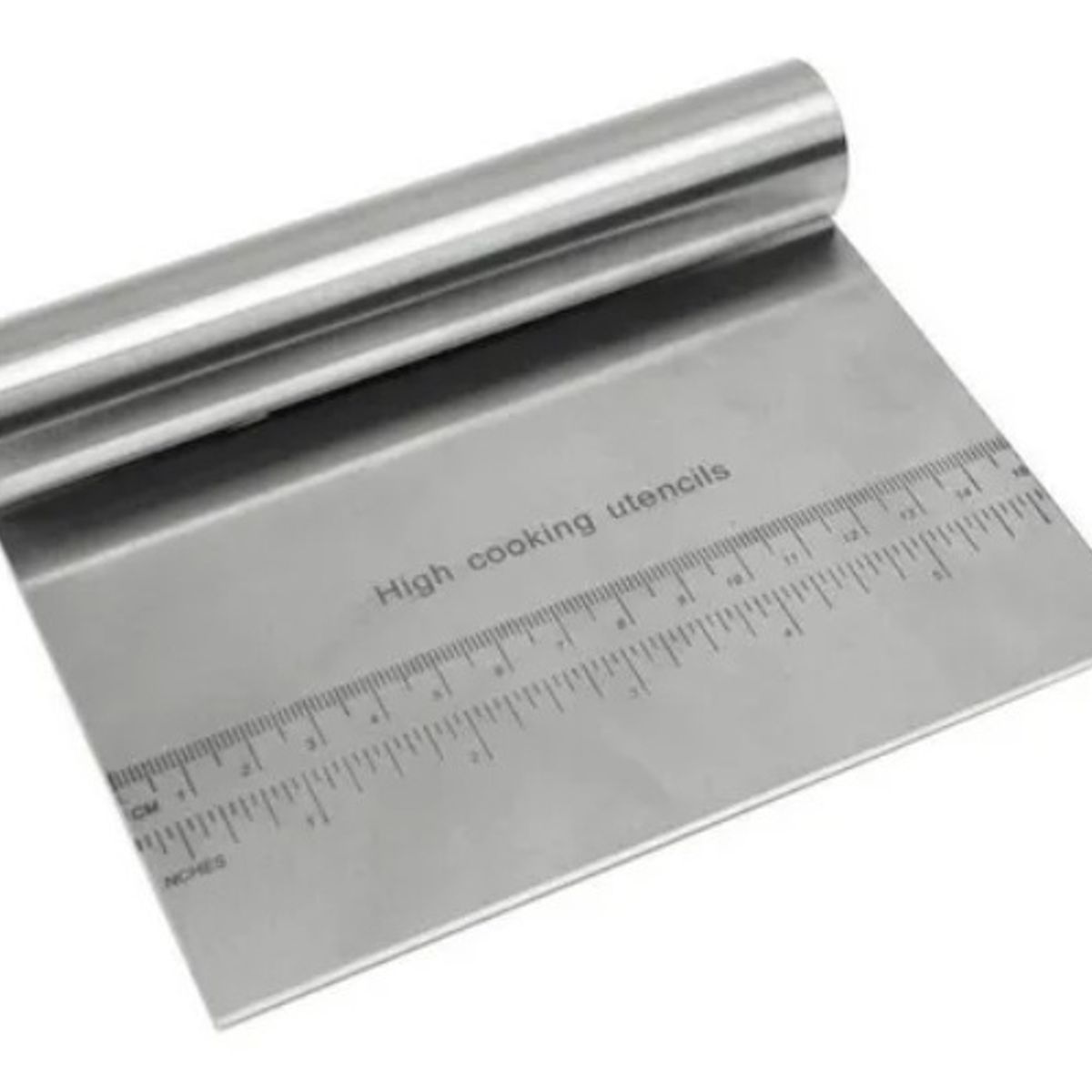 GENERICO - Scraper Para Masa Metálica Con Regla Cortador De Masa Cocina.