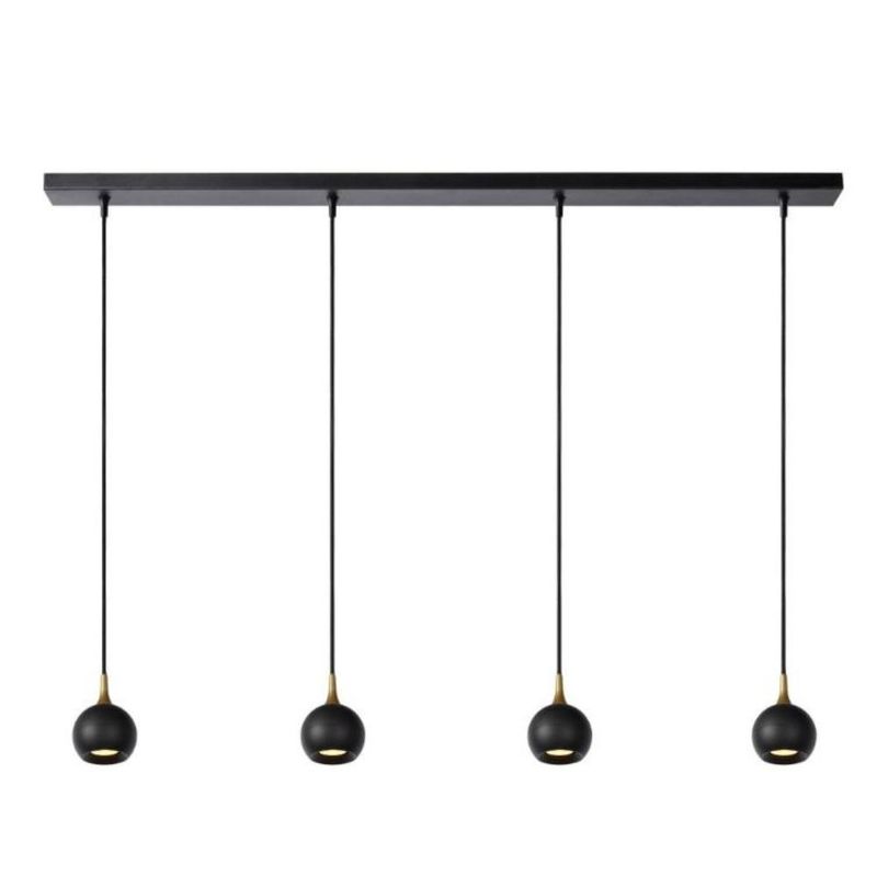 BOSCO - LAMPARA COLGANTE FAVORI NEGRO 4XGU10 BOSCO