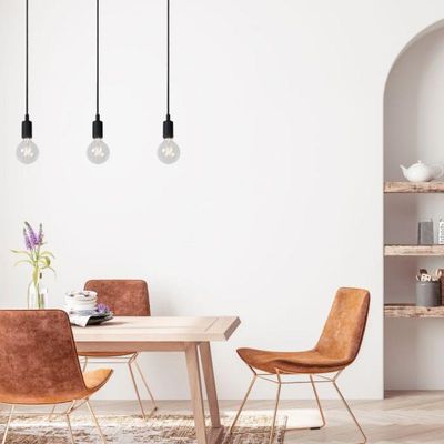 Imagen 2 del producto LAMPARA COLGANE FIX NEGRO 3XE27 - Negro