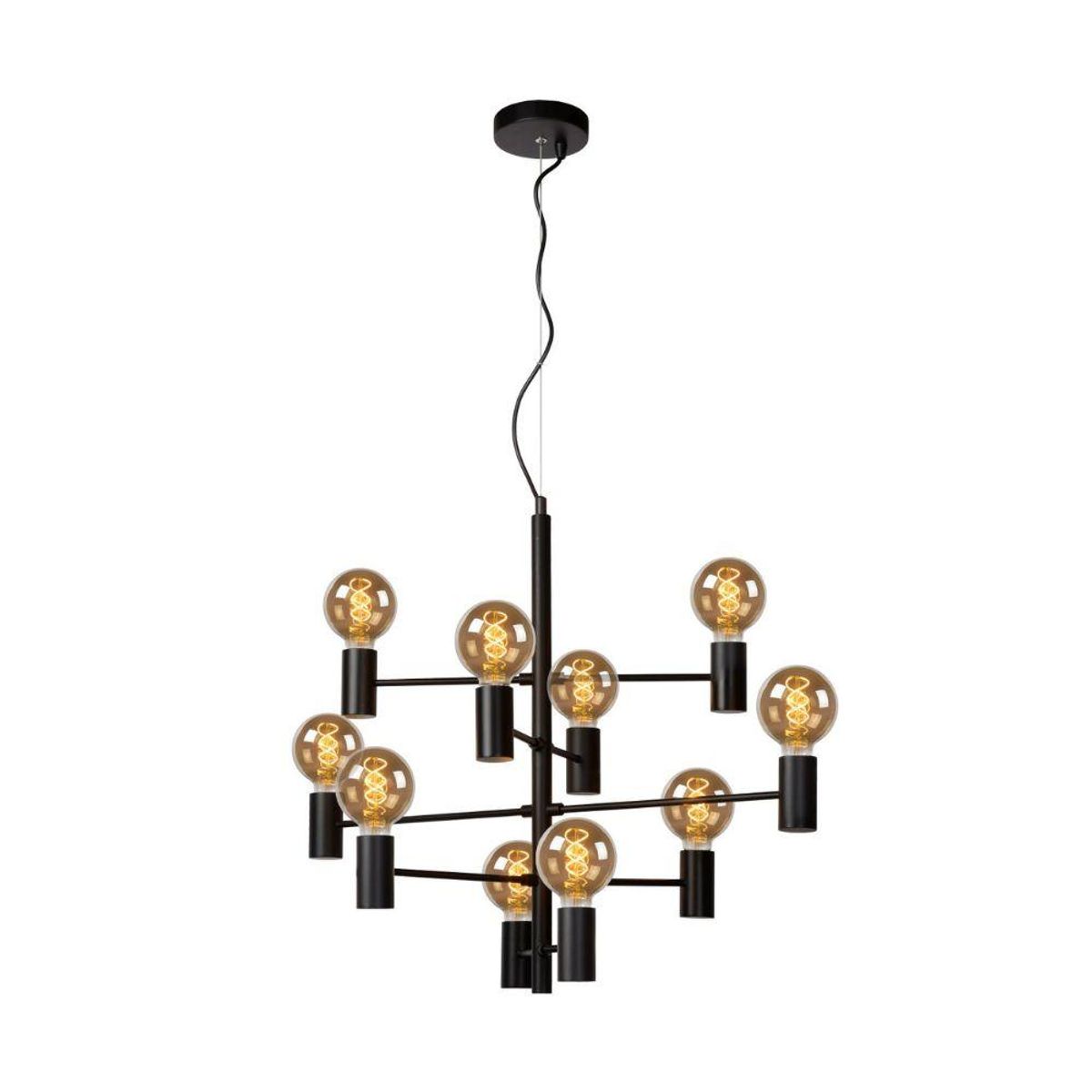 BOSCO - LAMPARA COLGANTE LEANNE NEGRO 10xE27 BOSCO