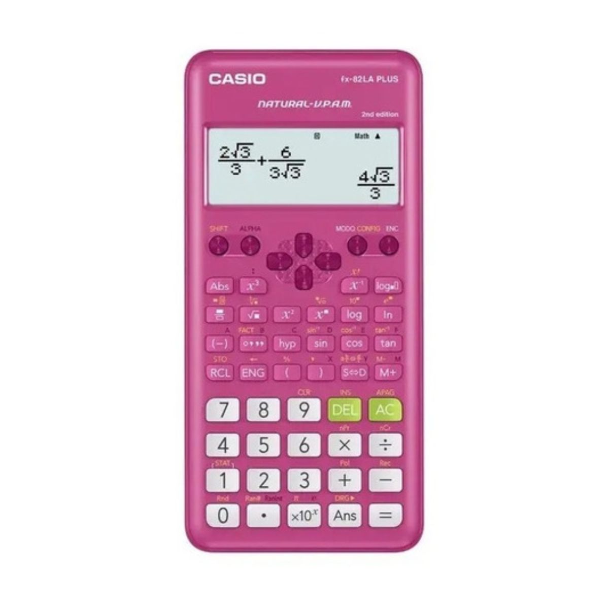 CASIO - Calculadora Casio Rosada Cientifica Fx 82 La Plus