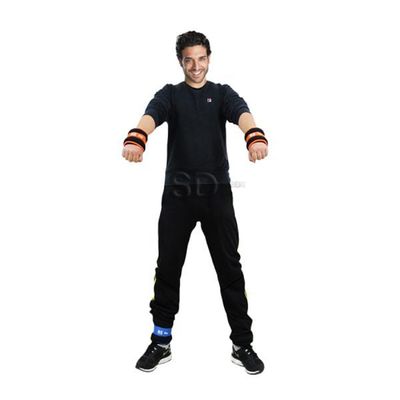 Imagen 2 del producto Pesas de muñeca y tobillos neopreno acero 0,5 kg x 2 = 1 kg