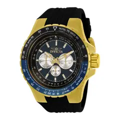 INVICTA - Reloj Hombre Aviator 33031 Silicona Azul