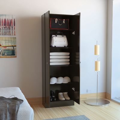 Imagen 2 del producto Closet 2 Puertas - Negro 180x60x30.2 cm