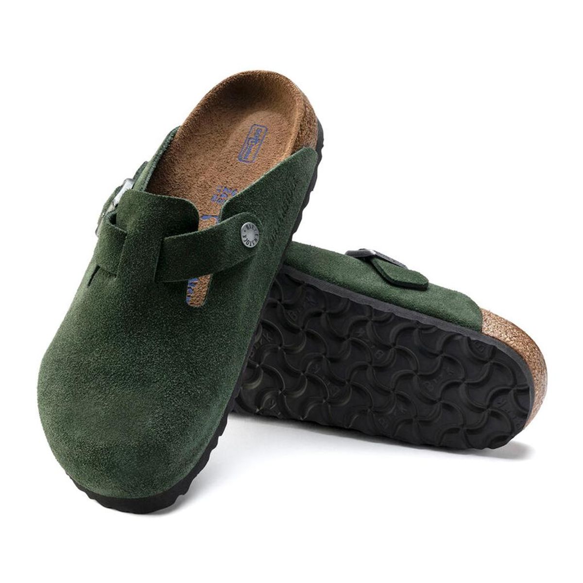 BIRKENSTOCK - Zuecos Boston Verde Birkenstock