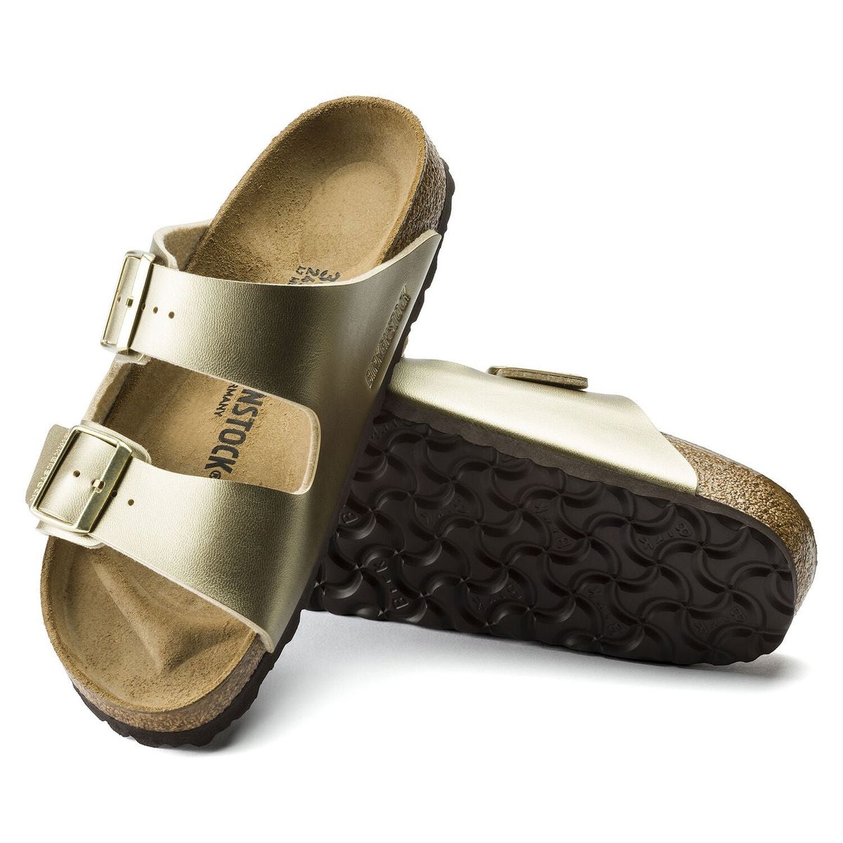 BIRKENSTOCK - Sandalias Arizona Dorado Birkenstock
