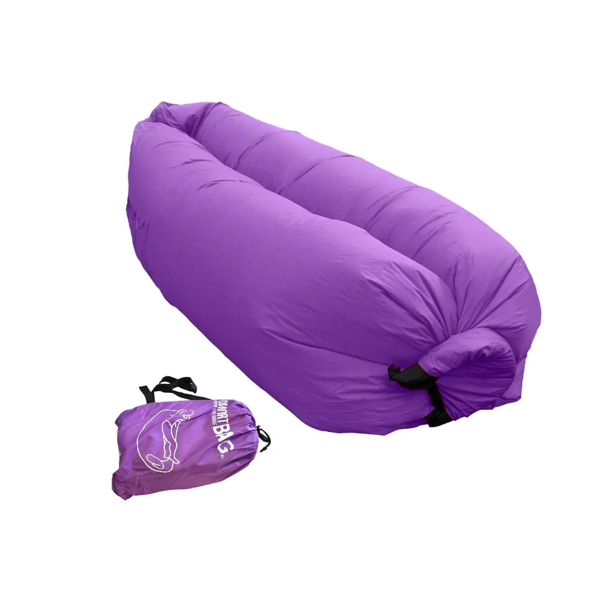 GAME POWER - Sofa sillon Inflable Tumbona Morado 250x70 Cms Gamepower