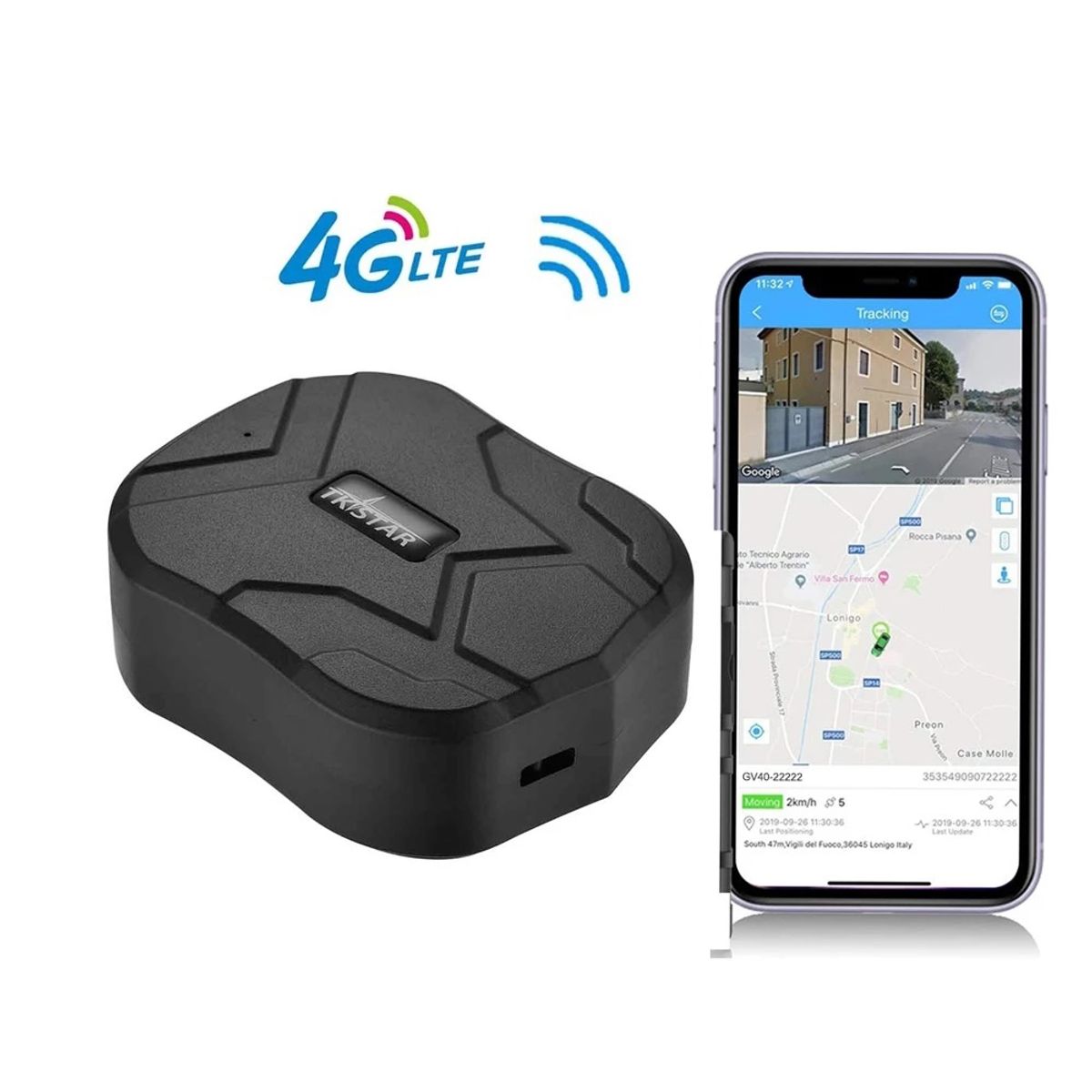 TKSTAR - Rastreador Gps 4G LTE Magnético Recargable 10000mAh Tkstar Tk905b