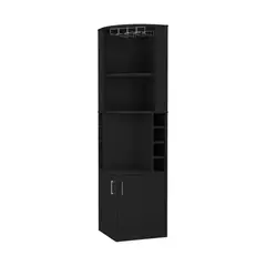 FMFURNITURE - BAR ESQUINERO FM-001C - CAFE OSCURO