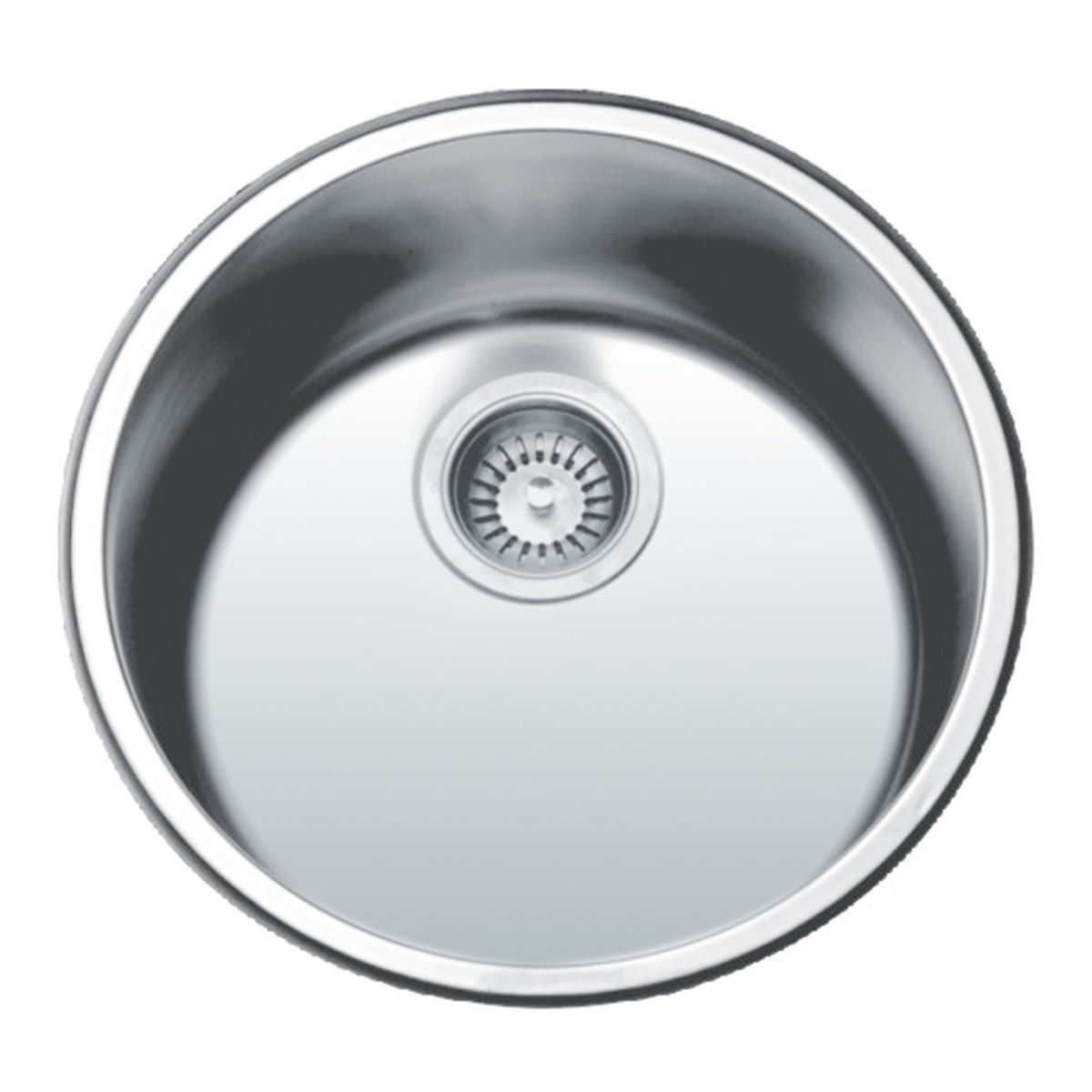 UNITEX - Lavaplatos de Acero Inoxidable circular 420 x  380 x 185mm