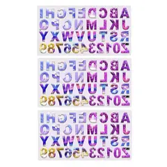 Pasteleria - X3 Molde De Silicona Letras Moldes Silicona Resina 36cavid