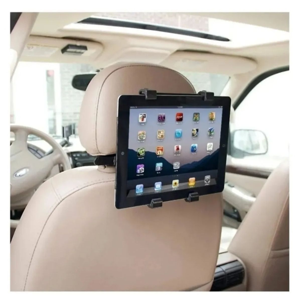 GENERICO - Pack X2 Soporte Porta Tablet Auto Asiento Respaldo Cabecera