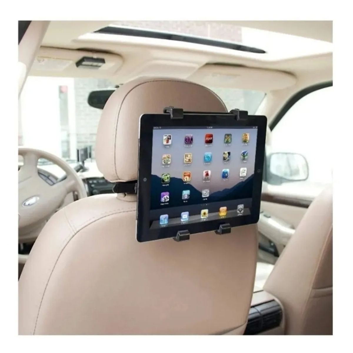 GENERICO - Pack X2 Soporte Porta Tablet Auto Asiento Respaldo Cabecera