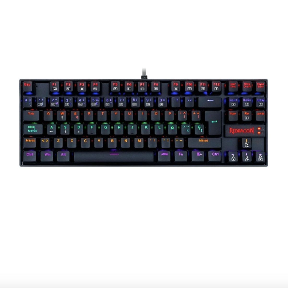 REDRAGON - Teclado Gamer Redragon Kumara K552 Qwerty Outemu Blue Rgb