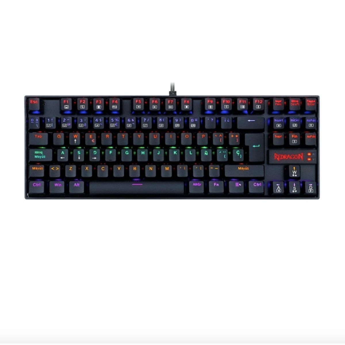 REDRAGON - Teclado Gamer Redragon Kumara K552 Qwerty Outemu Blue Rgb