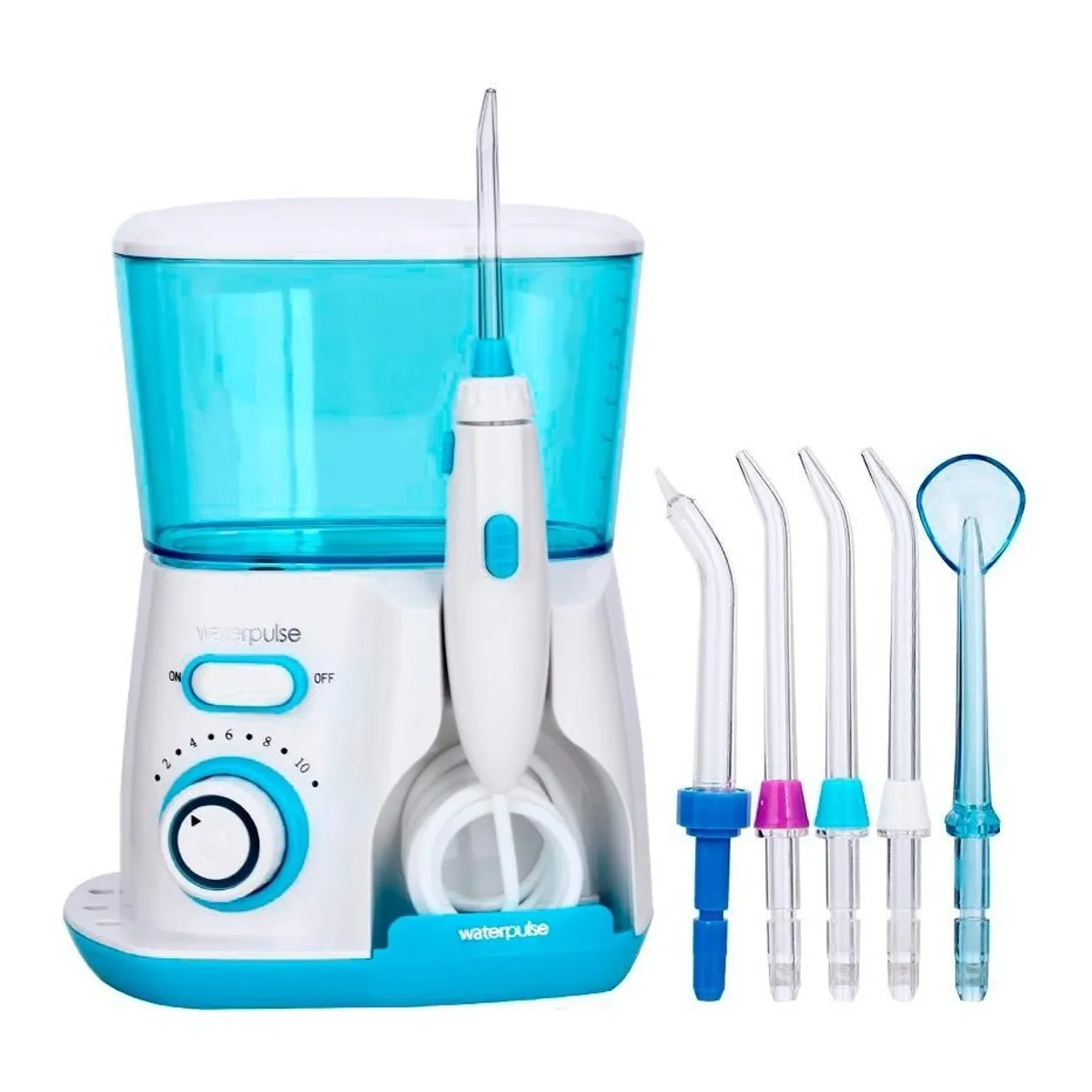 GENERICO - Irrigador Bucal Water Pulse V300 10 Niveles Y 5 Puntas