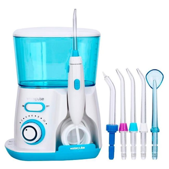 GENERICO - Irrigador Bucal Water Pulse V300 10 Niveles Y 5 Puntas