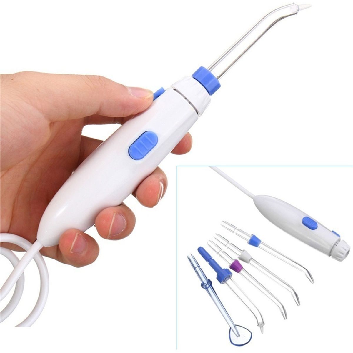 GENERICO - Irrigador Bucal Water Pulse V300 10 Niveles Y 5 Puntas