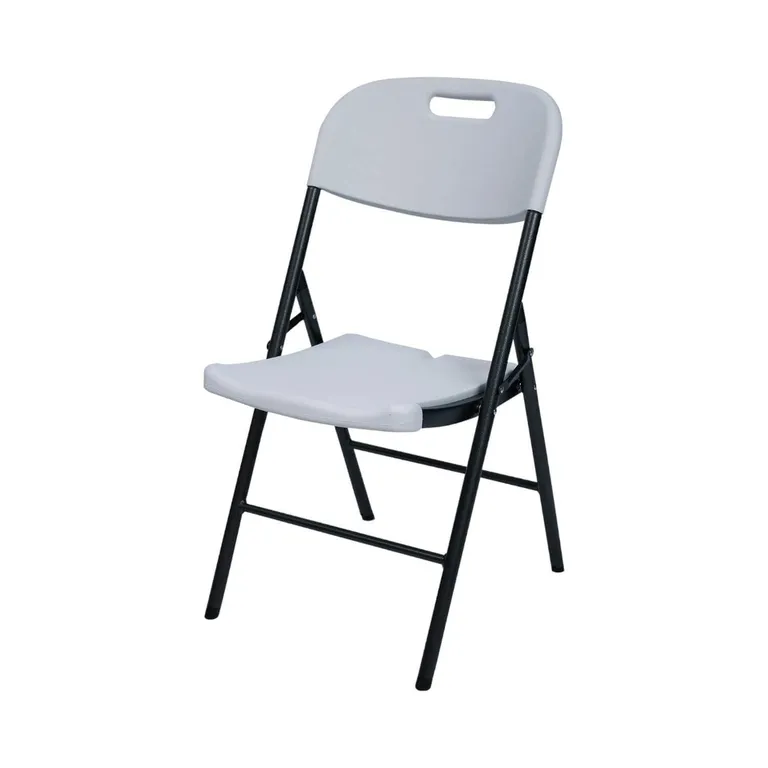 Silla Plegable 53x46x87 Cms Blanca
