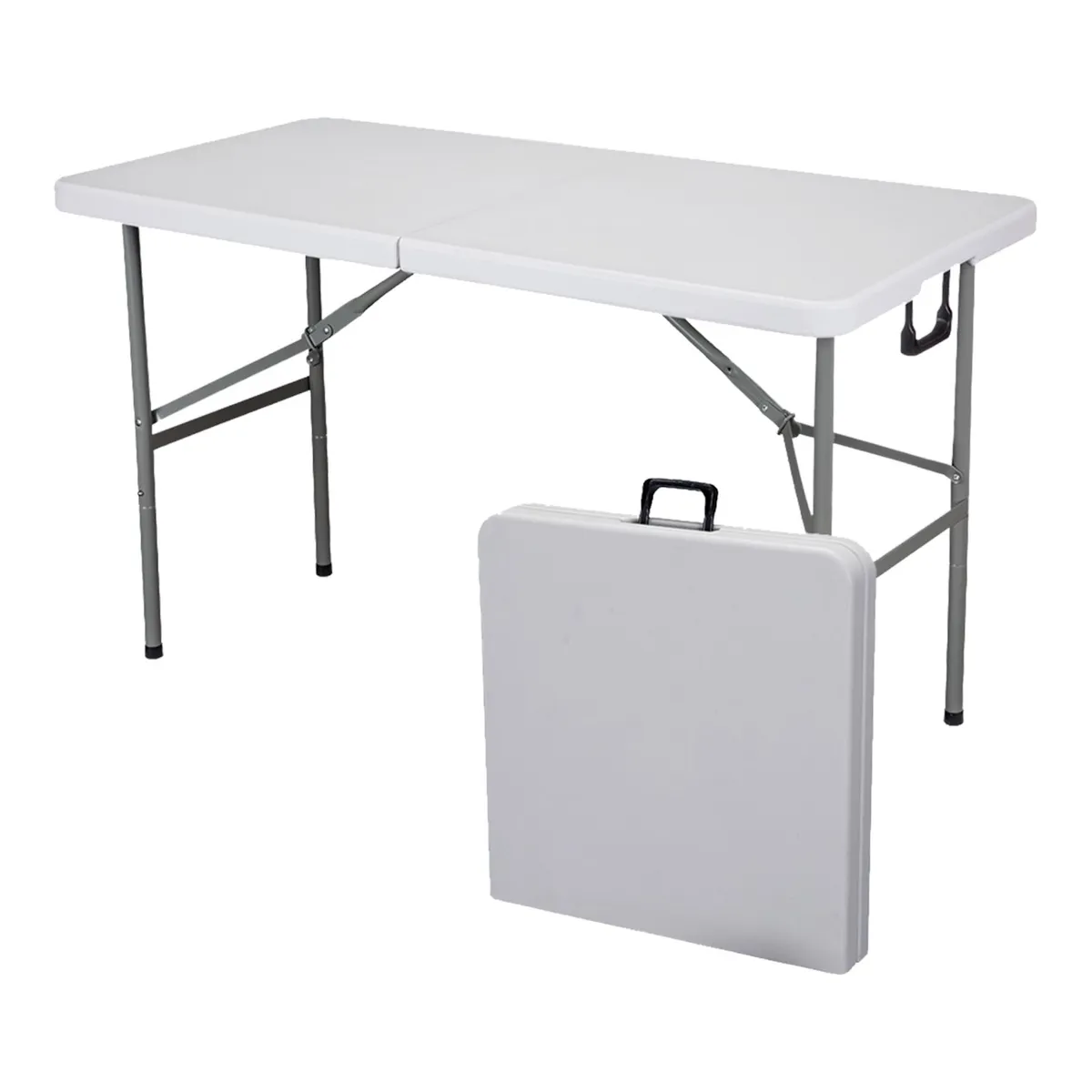 NORTHWEST - Mesa Plegable Rectangular 180x70x73,5 Cms Blanca Northwest