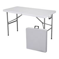 Mesa Plegable Rectangular 180x70x73,5 Cms Blanca