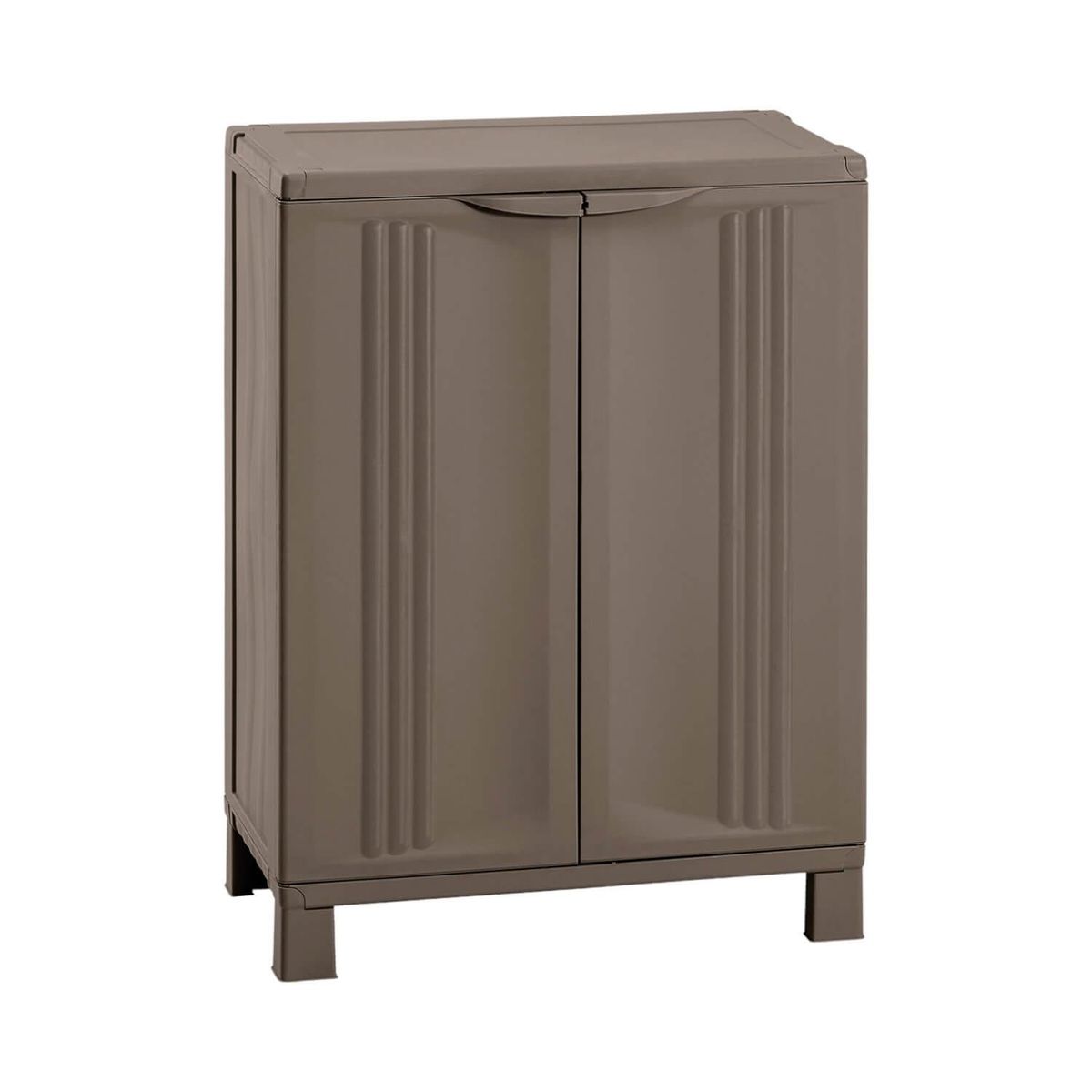 RIMAX - Gabinete Multiuso Plastico Cafe 66.5x39x91 Starplast Rimax