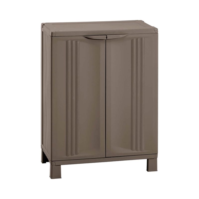 RIMAX - Gabinete Multiuso Plastico Cafe 66.5x39x91 Starplast Rimax