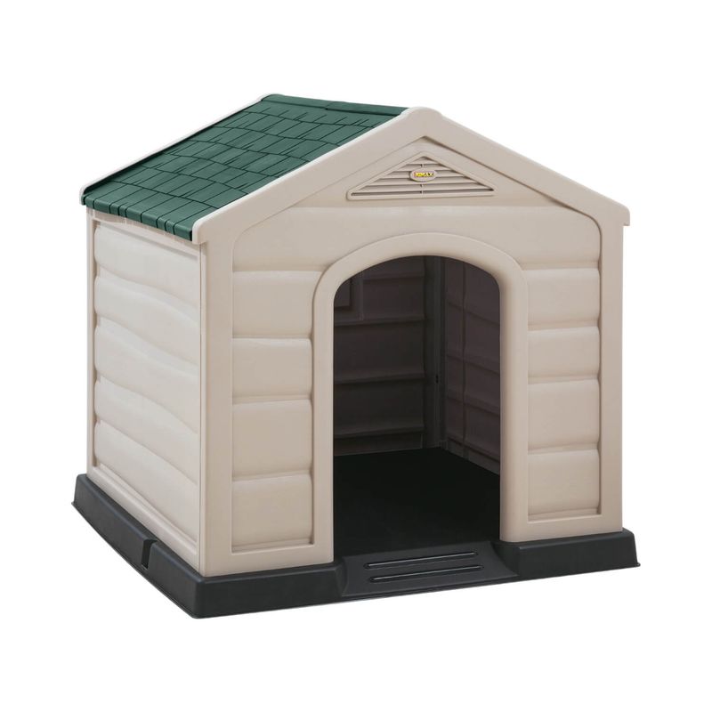 RIMAX - Casa Para Perro Grande Techo Verde 92x90x89 cms Rimax