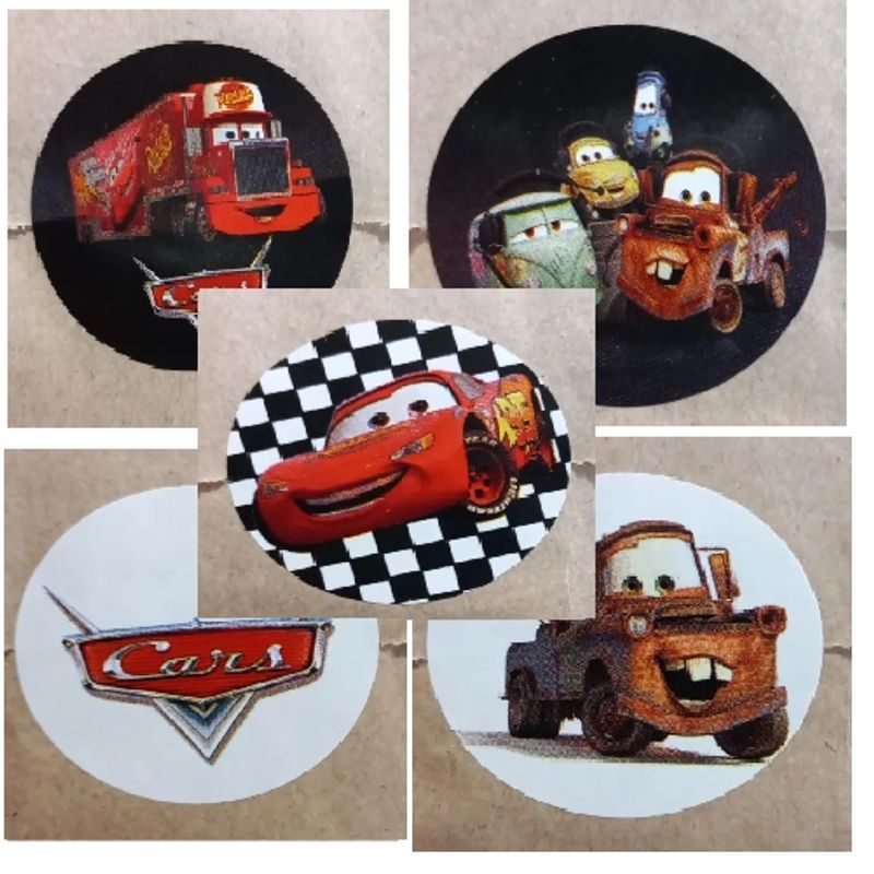 GENERICO - Sticker Niños X 200 Unid Cars