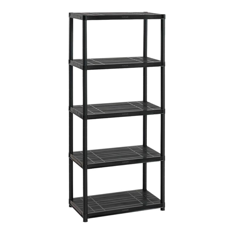 RIMAX - Estante Repisa Rack plastico 5 Niveles 71x38x170cm Rimax