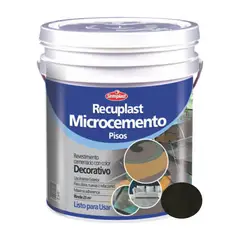 SINTEPLAST - Microcemento Decorativo color Negro 20 KG