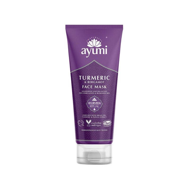 AYUMI - Mascarilla facial con cúrcuma y bergamota ayurveda