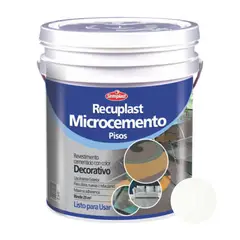 SINTEPLAST - Microcemento Decorativo color Blanco 20 KG