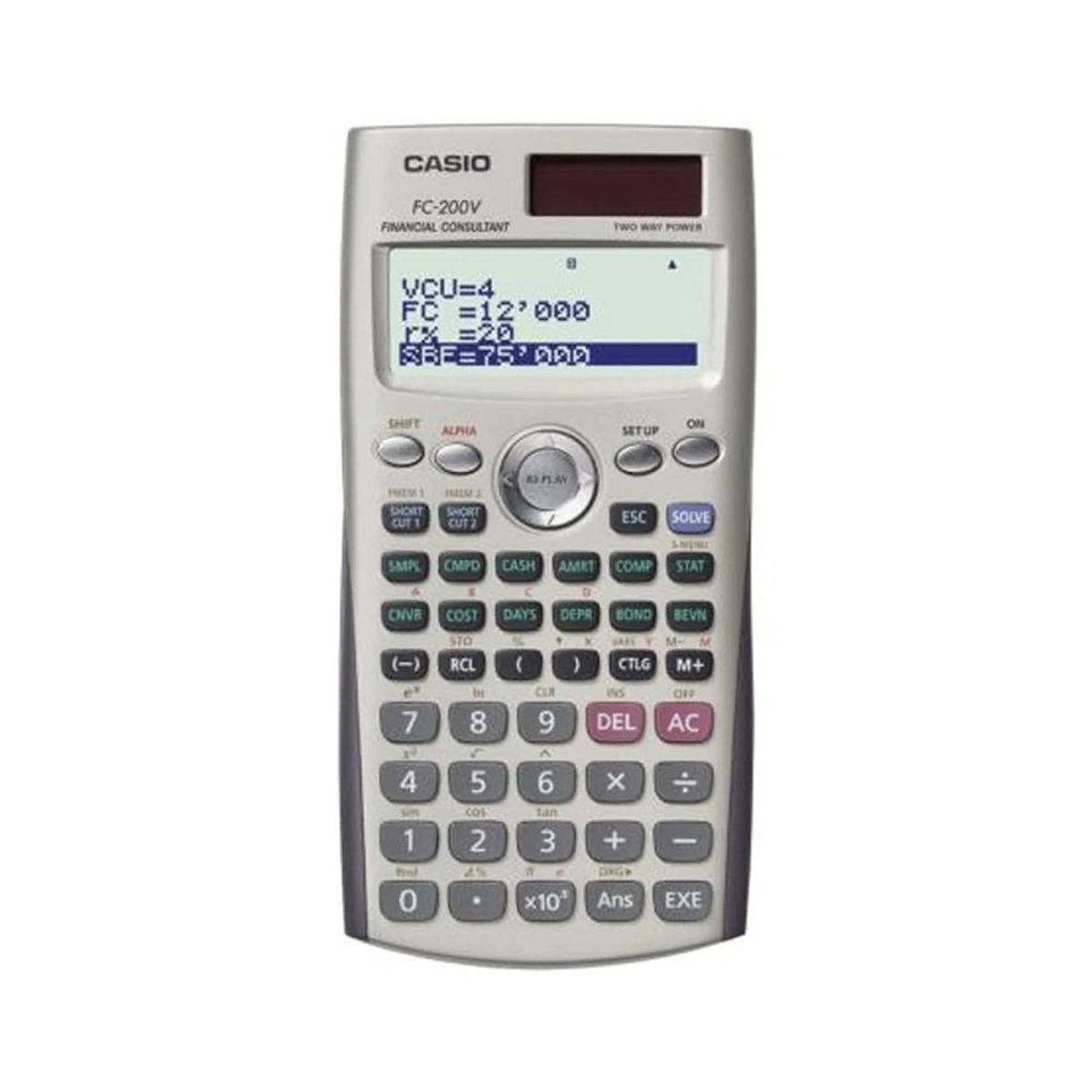 CASIO - Calculadora Financiera Casio FC-200V