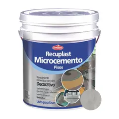 SINTEPLAST - Microcemento Decorativo color Gris Claro 20 KG
