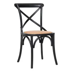 AMERITEX - SILLA JULIETA CROSSBACK NEGRO