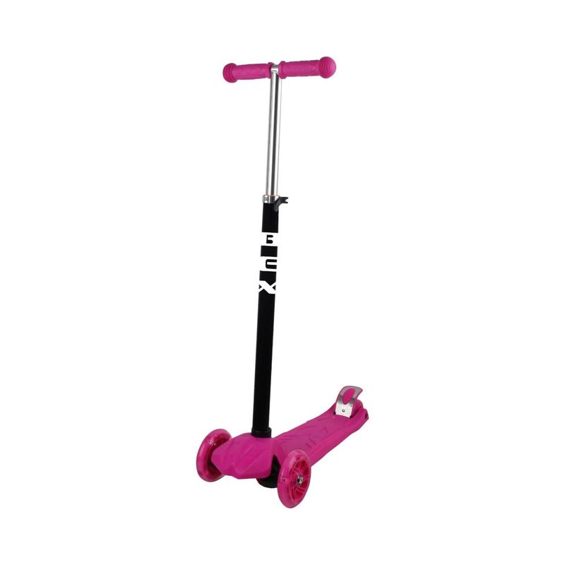 BEX - Scooter Monopatin 3 Ruedas 63-86 Cms Rosa Bex