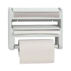 RIMAX - Dispensador Portarrollo Triple Blanco