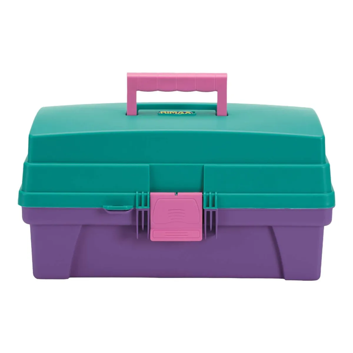 RIMAX - Caja Organizadora C/ Espejo Vanity Verde/Lila 36x21x18 Rimax